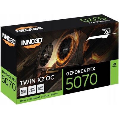 INNO3D GeForce RTX 5070 Twin X2 OC 12GB N50702-12D7X-195064N – Zboží Živě