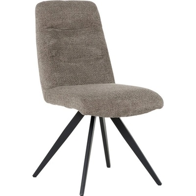 Carmen Трапезен стол Carmen ADUR, до 120kg. , дамаска, прахово боядисана метална база, капучино (bt-3532364)