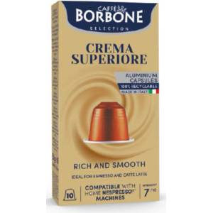 Caffè Borbone Caffe Borbone Crema Superiore алуминиеви капсули за Nespresso 10бр