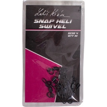 LK Baits Rychloupínací Karabinka Snap Heli Swivel veľ.4 10 ks