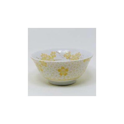 Amana Japonská porcelánová miska SAKURA žlutá 15 cm