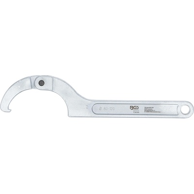 BGS technic Kloubový hákový klíč s výstupkem 80 - 120 mm BGS 73230
