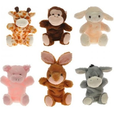 Teddies Maňuška Zvieratko asst 6 druhov od 18 mesiacov 30 cm