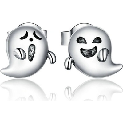 Grace Silver Jewellery stříbrné náušnice strašidla Halloween E-BSE421/165 stříbrná