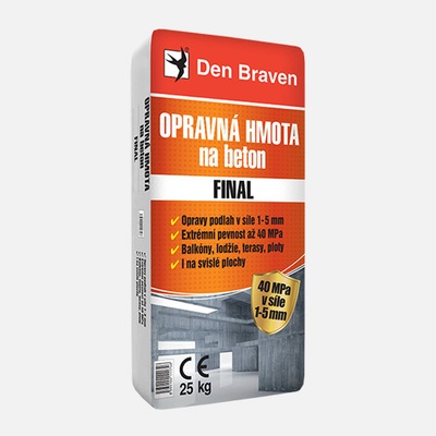 Den Braven Opravná hmota na beton FINAL 5 kg – Zboží Mobilmania