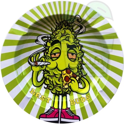 Best Buds Метален Пепелник High Pizza (610866)