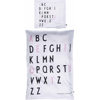 Design Letters Бебешко спално бельо AJ Kids букви розово (20201500-pink)