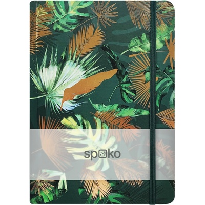 Spoko zápisník, Flowers III listy A5, 75 g, 96 listů linkovaný – Zboží Živě