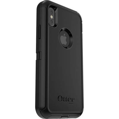 OtterBox Defender Case - изключителна защита за iPhone XS, iPhone X (черен)