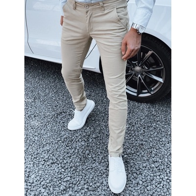 Dstreet pánské kalhoty UX4345 BÉŽOVÁ