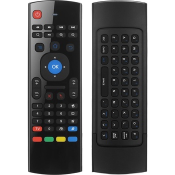 Универсално дистанционно No brand MX3, Air mouse, USB 2.4GHz, Микрофон, IR програмируемо, Черен - 13048 (13048)
