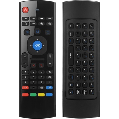 Универсално дистанционно No brand MX3, Air mouse, USB 2.4GHz, Микрофон, IR програмируемо, Черен - 13048 (13048)