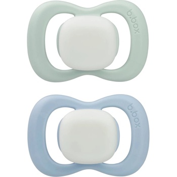 B. Box Glow 0-6m биберон Sky/Sage 2 бр