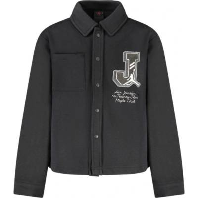 Nike Суичър с цип за мъже jordan, Размер 10-12a, Цвят Черен (95d700_neblack)