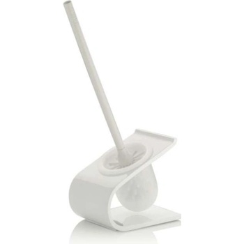 Kela Wc štětka LIAM bílá 41,5 cm KL-20063