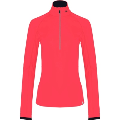 Kjus Women Trace 2.0 Midlayer Half-Zip Hibiscus