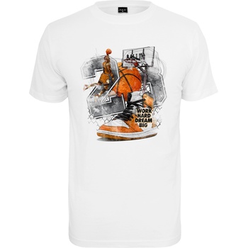 Mister Tee Мъжка тениска в бял цвят Mister Tee Vintage BallinUB-MT1667-00220 - Бял, размер 5XL