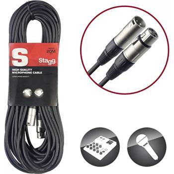 Image 1 of Stagg Кабел микрофонен м. канон - ж. канон smc20 20 метра