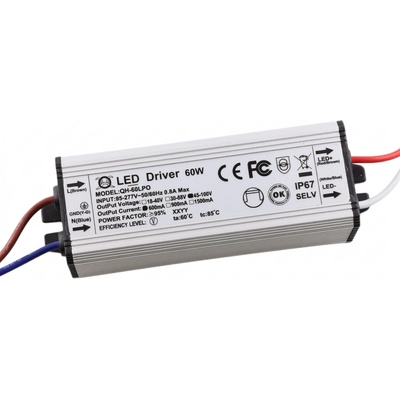 Napájecí zdroj pro 18-30 kusů 3W LED, 45-100V, 600mA, IP67