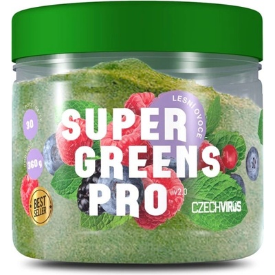 Czech Virus Super Greens Pro V2.0 lesní ovoce 360 g – Zbozi.Blesk.cz