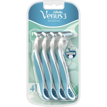 Image 1 of Gillette дамска самобръсначка, Venus 3 sensitive, 6 броя