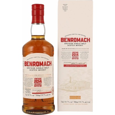 Benromach 2014 Cask Strength Batch 2 59,7% 0,7 l (karton)