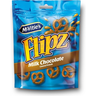 Flipz McVitie's preclíky v mléčné čokoládě 90 g – Zboží Mobilmania