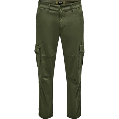Only and Sons Панталони Only and Sons Men's Dean Cargo Trousers - Olive Night
