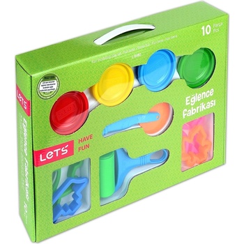 LET'S Пластилин 4 цвята Let's L-8480