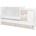 Lorelli Трансформиращо се легло Lorelli - Mini Max, 190 x 72 cm, Бяло/Светъл дъб (10150500045A)