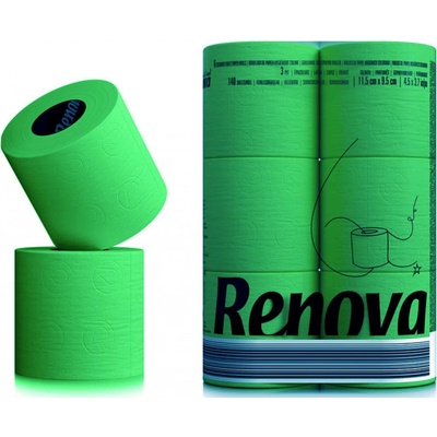 RENOVA Black Label zelený 3-vrstvý 6 ks
