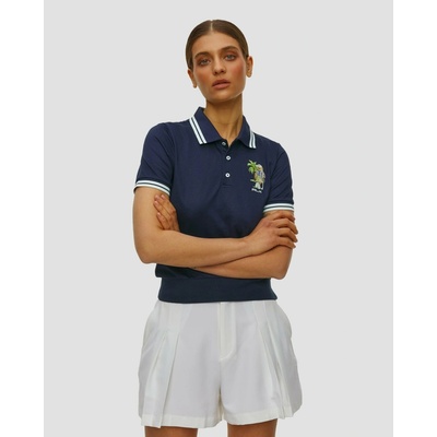 Ralph Lauren Dámske Polo Tričko Rlx Tmavomodré