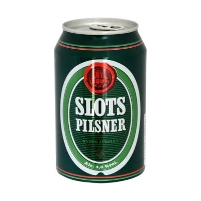 Slots Pilsner 4,6% 0,33 l (plech)