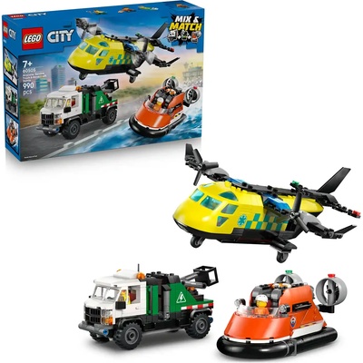 LEGO® City - Airplane, Service Truck & Hovercraft Remix (60505)