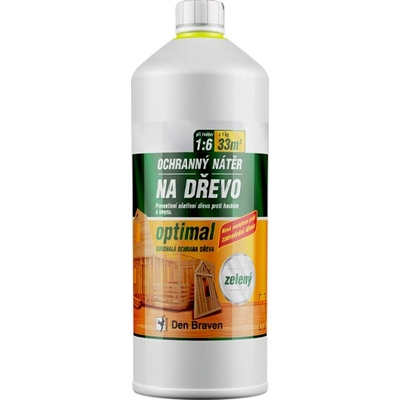 DENBRAVEN Ochranný nátěr na dřevo OPTIMAL 5kg zelený CH061