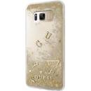 Pouzdro Guess Liquid Glitter Hard Case Samsung G950 Galaxy S8 zlaté