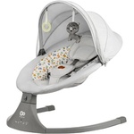 KinderKraft Електрическа люлка и шезлонг Kinderkraft - Lumi 2, Light grey (KBLUMI02LGR0000) - ozone
