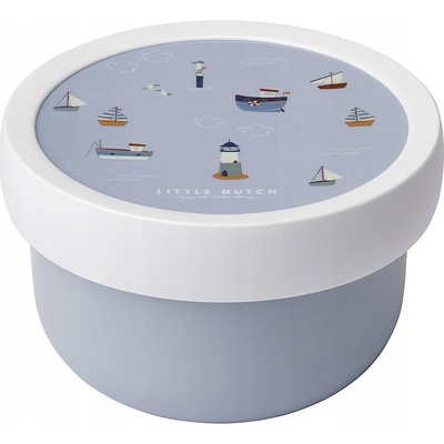 Little Dutch Box na ovocie s vidličkou Námornícky záliv