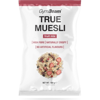 GymBeam True Muesli 500 g fruit mix