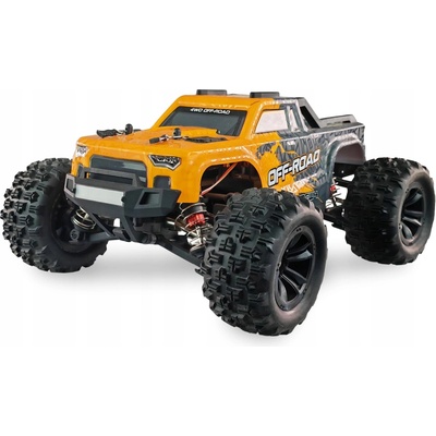 Amewi 22653 MEW4 Monster Truck Brushless 4WD 1:16 RTR oranžový POPIS!