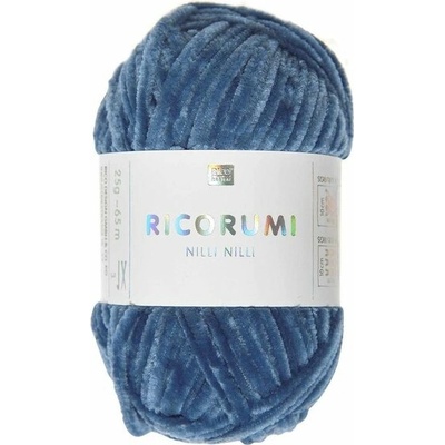 Rico Design Ženilková priadza Ricorumi Nilli Nilli odtieň 013 modrá - 1 ks