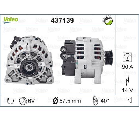 Alternátor VALEO 437139