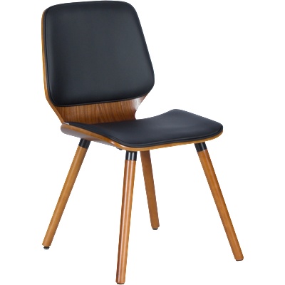 Carmen Трапезен стол Carmen 9977 - орех / черен