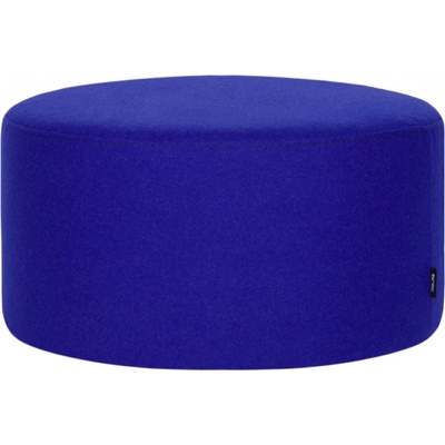 Noo.ma Modrý vlněný puf Folk 50 cm