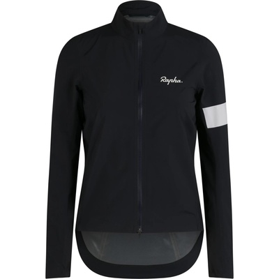 Rapha Дамско водоустойчиво яке за колоездене Rapha Women's Core Rain Jacket III Cycling jacket - Black / White (151-0764-0313)