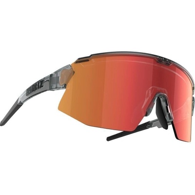 Bliz Breeze 52302-84 Transparent Dark Grey/Brown w Red Multi plus Spare Lens Orange Спортни очила (52302-84)