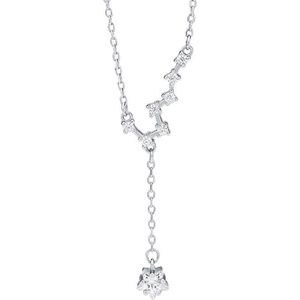 Silenti Jewelry Сребърно колие "Падаща Звезда