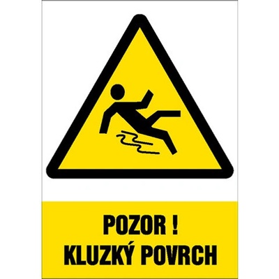 Značka - kluzký povrch, samolepicí fólie, 210 × 297 mm BZ FE385