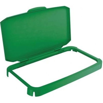 Durable Výklopné veko na kôš DURABIN 60 s rámom zelené