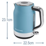 Russell Hobbs RUSSEL HOBBS Електрическа кана Hanley 28641-70/RH, синя (28641-70) Електрически кани